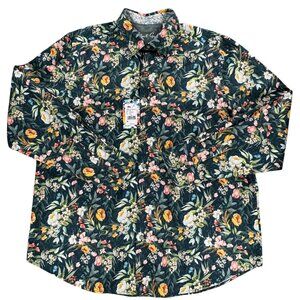 NWT Robert Graham Gatlin Classic Fit Button Up Floral Dress Shirt Men 2XL NWT